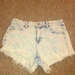 Altar’d State acid wash shorts